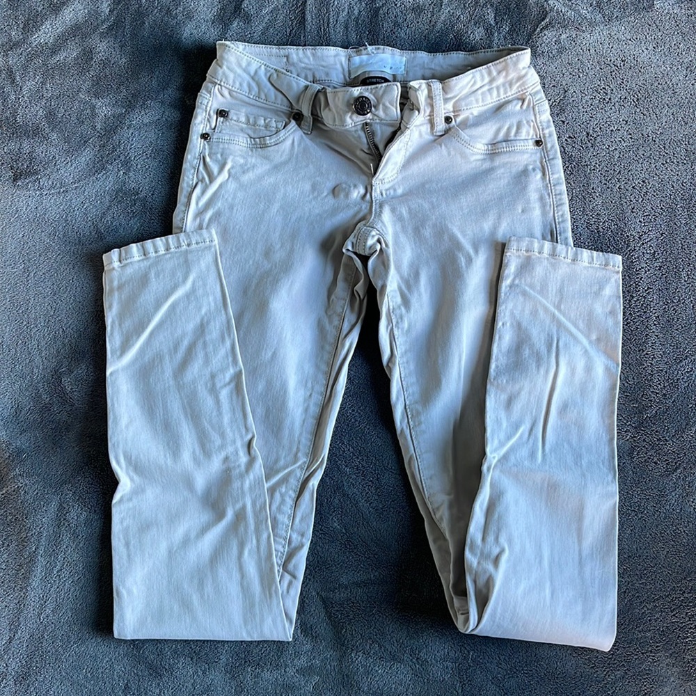 Beige Garage Jeggings